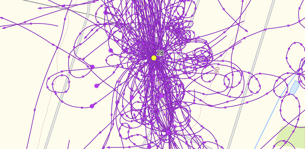 Raumnutzungskartierung Wanderfalke