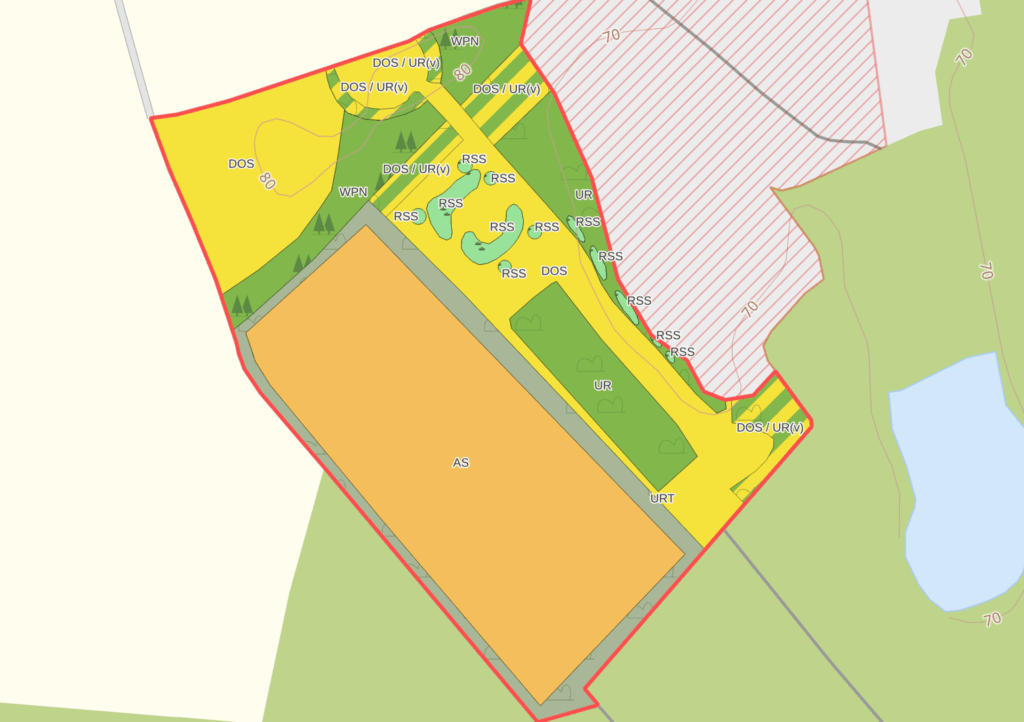 Illustrative Karte des Ortes Reddingen