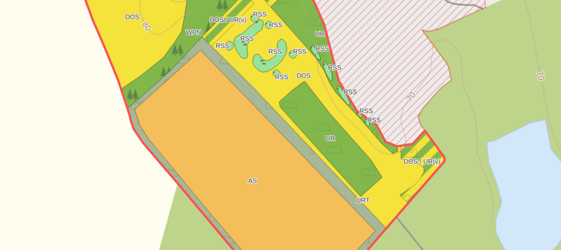 Illustrative Karte des Ortes Reddingen