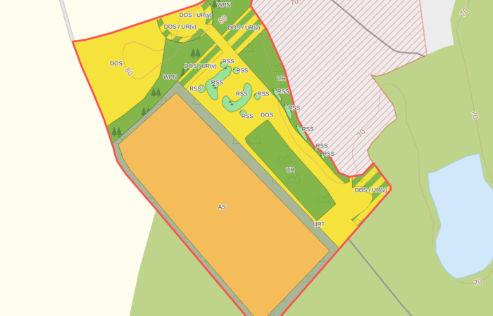 Illustrative Karte des Ortes Reddingen